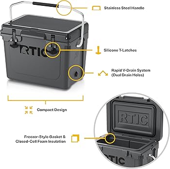 kouLサイズ Camp-Zero 20 Liter Premium Cooler White